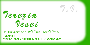 terezia vesei business card